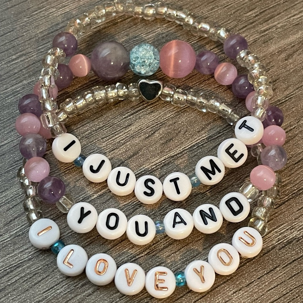 Disney Up Inspired Bracelet Stack I Just Met You And I Love You